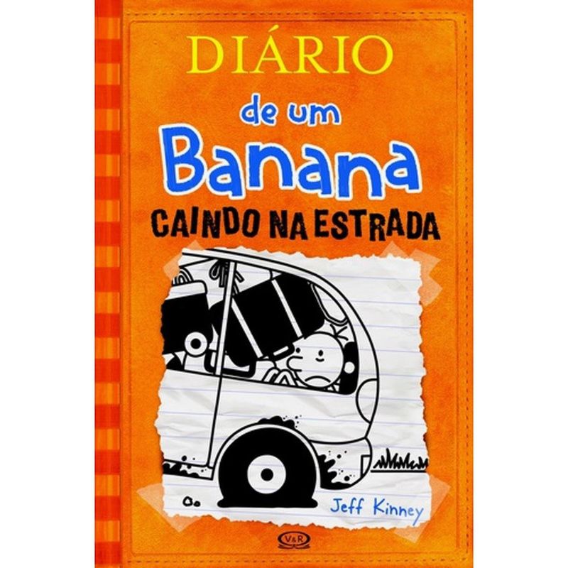 livro diário de um banana caindo na estrada - brochura volume 09 (mp)