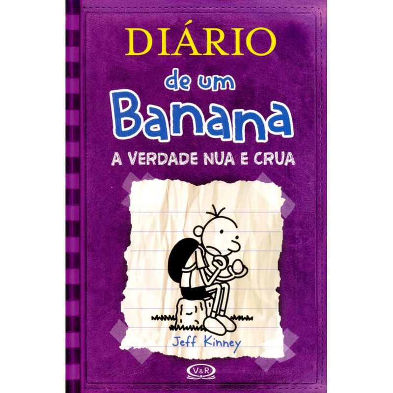 livro diário de um banana a verdade nua e crua - brochura volume 05 (mp)