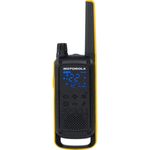 walkie talkie talkabout motorola t470br ipx4/26 canais/35km/bateria preto/amarelo elt0409 (mp)