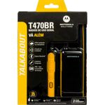 walkie talkie talkabout motorola t470br ipx4/26 canais/35km/bateria preto/amarelo elt0409 (mp)
