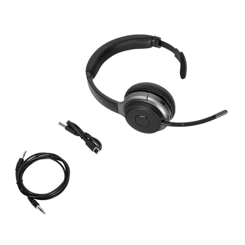 fone headset targus com microfone e controle usb wireless mono chat (mp)