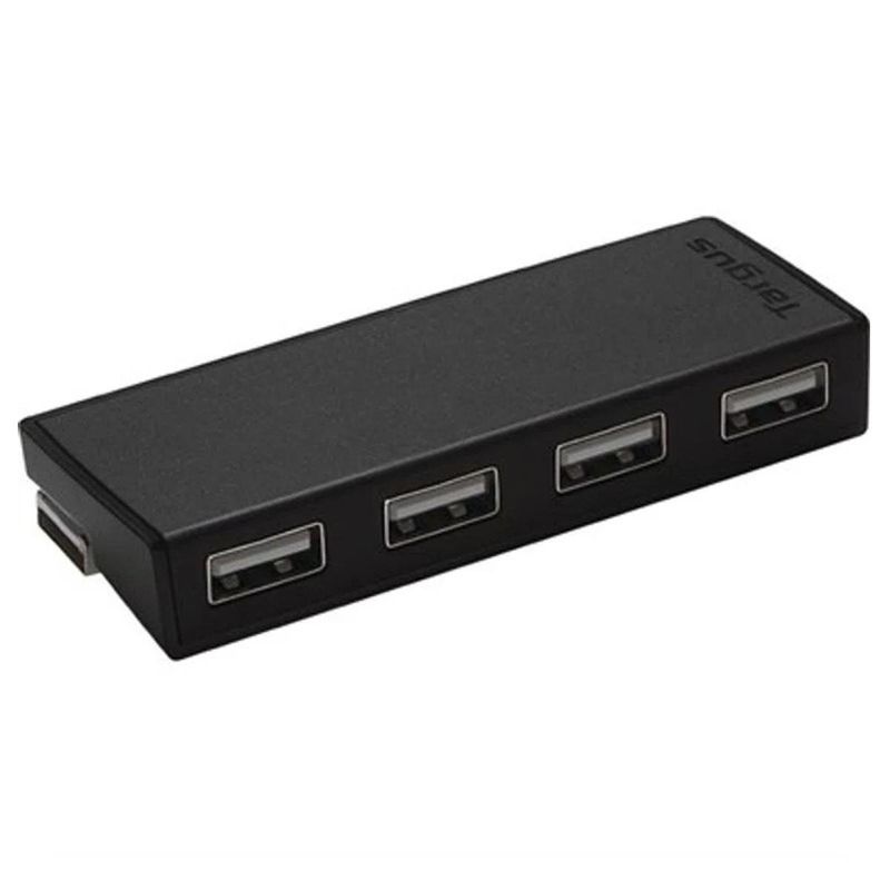 hub targus usb 2.0 4 portas preto/cinza (mp)