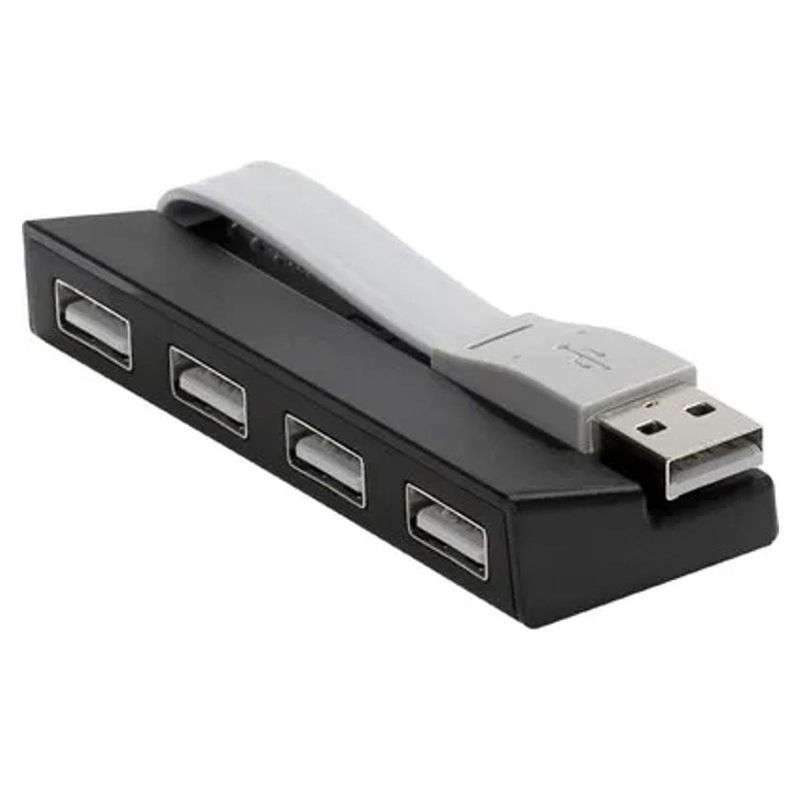 hub targus usb 2.0 4 portas preto/cinza (mp)