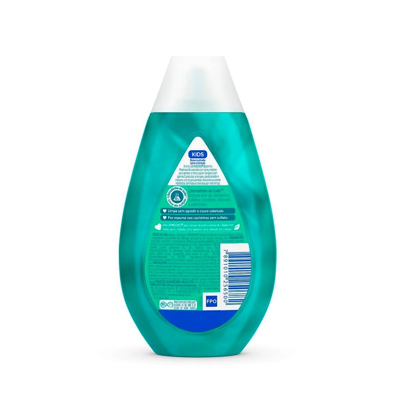 shampoo infantil johnson's baby blackinho poderoso 200ml