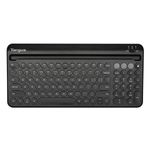 teclado targus bluetooth multi-dispositivo com suporte para tablet/smartphone (mp)