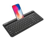 teclado targus bluetooth multi-dispositivo com suporte para tablet/smartphone (mp)