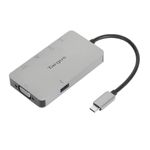 adaptador targus usb-c para hdmi e vga 4k dock419usz cinza (mp)