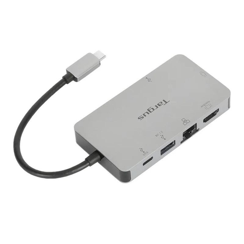 adaptador targus usb-c para hdmi e vga 4k dock419usz cinza (mp)