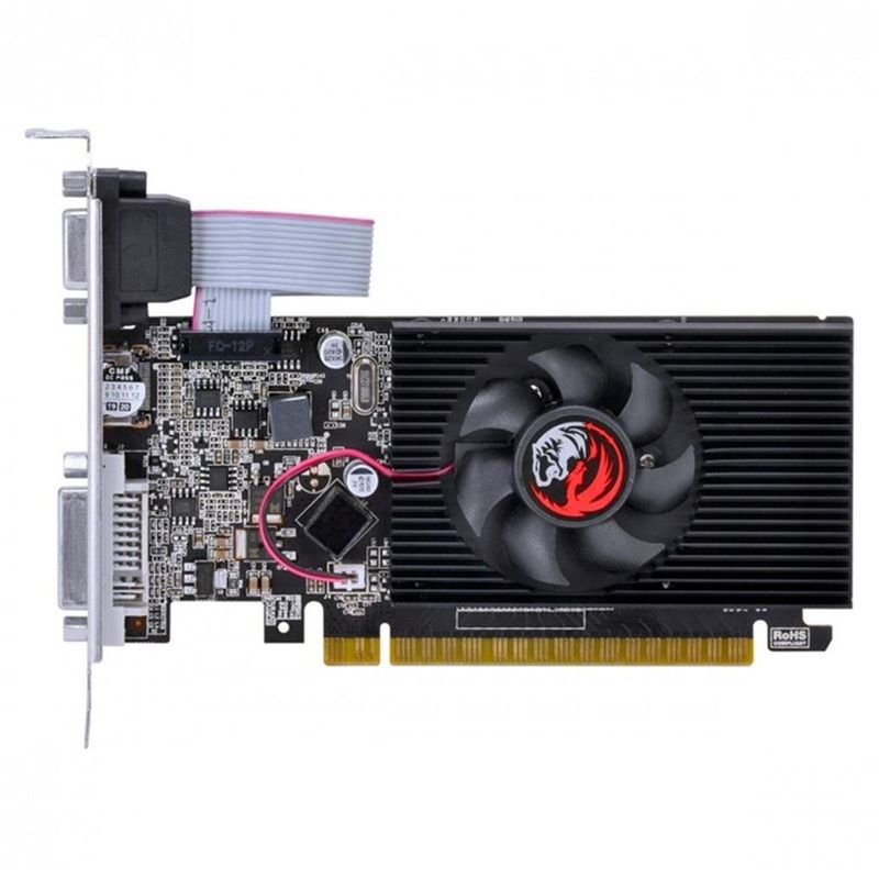 placa de vídeo pcyes nvidia geforce gt210 1gb ddr3 pvg2101gbr364lp (mp)