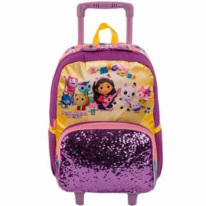 Mochila de  Rodinha Sestini A Casa Mágica Da Gabby Meow Colorido 066153-00