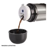 garrafa térmica esportiva zojirushi com copo e alça 1l inox (mp)