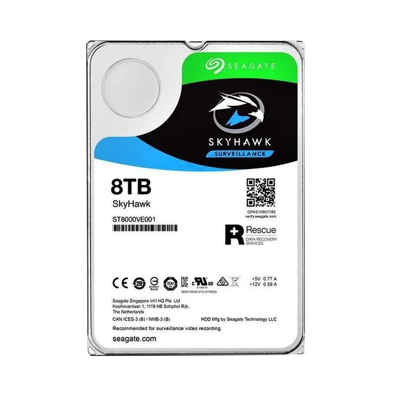 disco rígido interno para dvr 3.5" seagate 8tb sata st8000ve001 (mp)