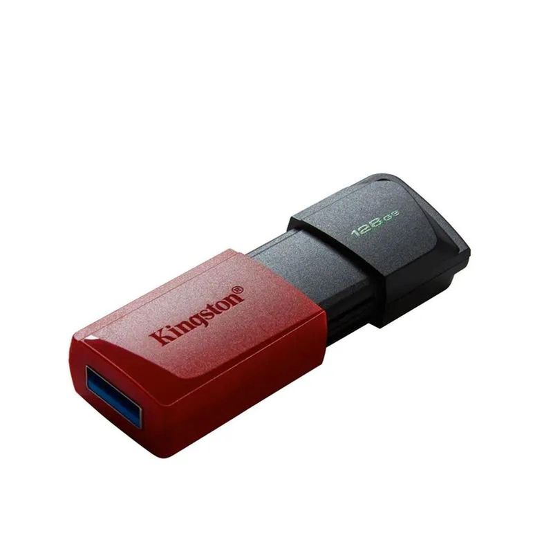 pen drive 128g kingston usb 3.2 exodia m preto/vermelho dtxm/128gb (mp)