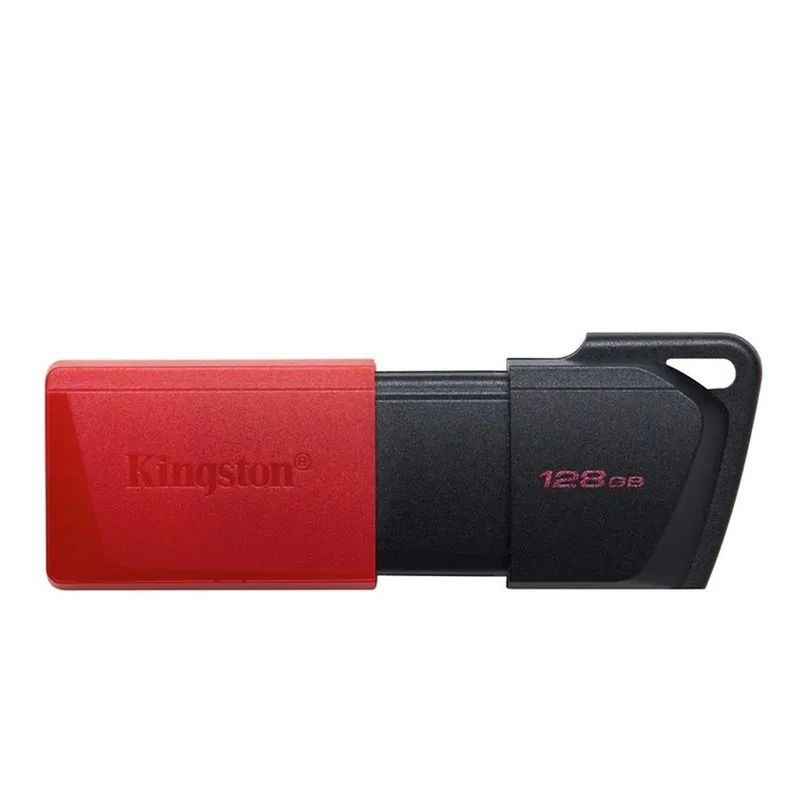 pen drive 128g kingston usb 3.2 exodia m preto/vermelho dtxm/128gb (mp)