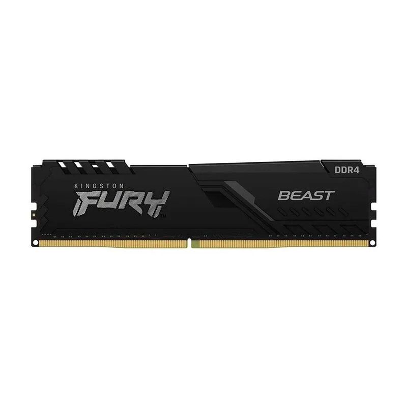 memória ram para desktop 16gb kingston ddr4 3200mhz fury beast kf432c16bb1/16 (mp)