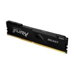 memória ram para desktop 16gb kingston ddr4 3200mhz fury beast kf432c16bb1/16 (mp)