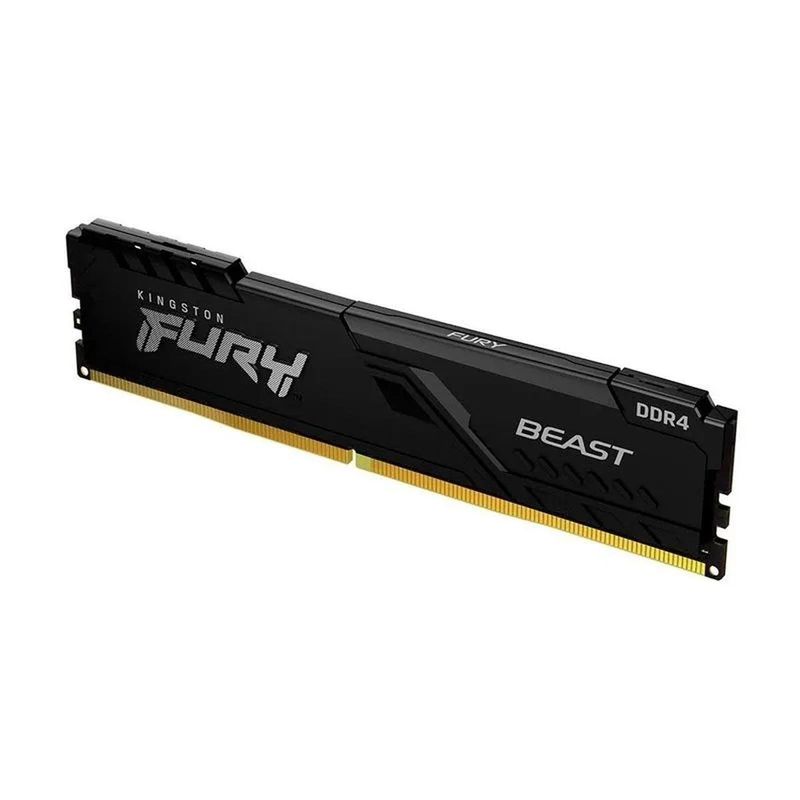 memória ram para desktop 16gb kingston ddr4 3200mhz fury beast kf432c16bb1/16 (mp)