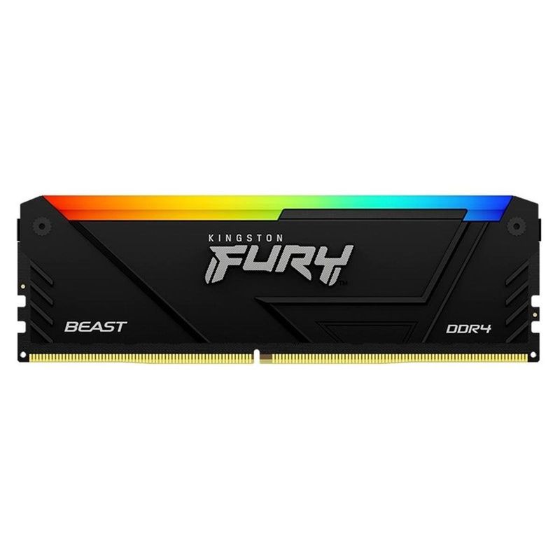 memória ram para desktop 32gb kingston ddr4 3200mhz fury beast rgb kf432c16bb2a/32 (mp)