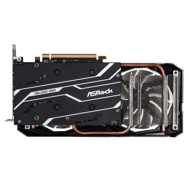 placa de vídeo asrock radeon rx6600 challenger d 8gb gddr6 preto (mp)