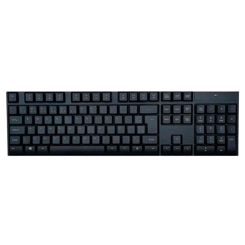 teclado e mouse multilaser sem fio 2.4ghz 1600dpi usb bulk preto tc269 (mp)