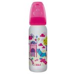 mamadeira lillo super divertida bico silicone rosa 614431 260ml