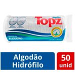 algodão de disco topz 50 unidades