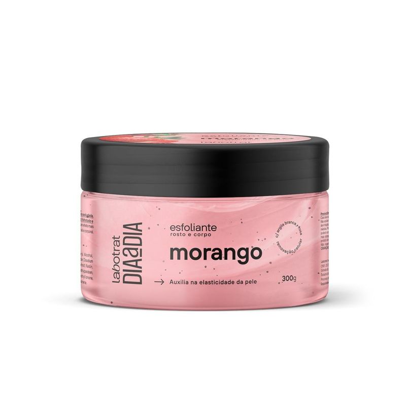 esfoliante facial e corporal labotrat morango 300g (mp)