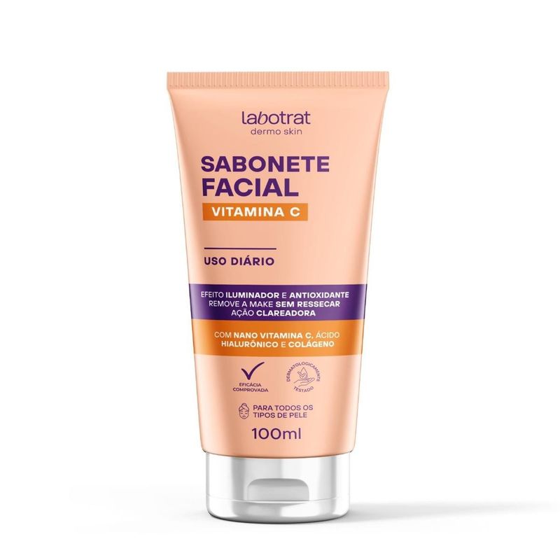 sabonete líquido facial labotrat vitamina c 100ml (mp)