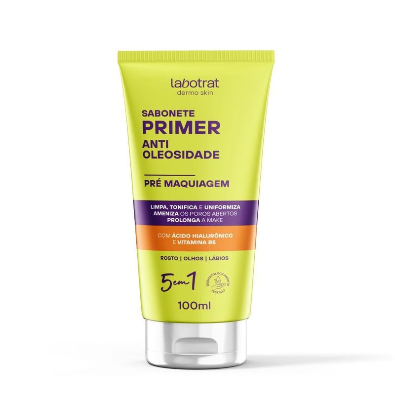 sabonete líquido facial labotrat primer anti oleosidade 100ml (mp)