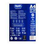 resma de papel a4 suzano premium 500 folhas report 75g branco (mp)