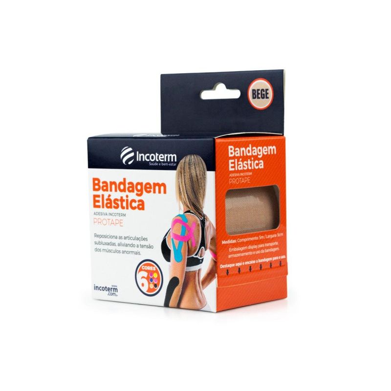 bandagem elástico protaper cor bege incoterm (mp)