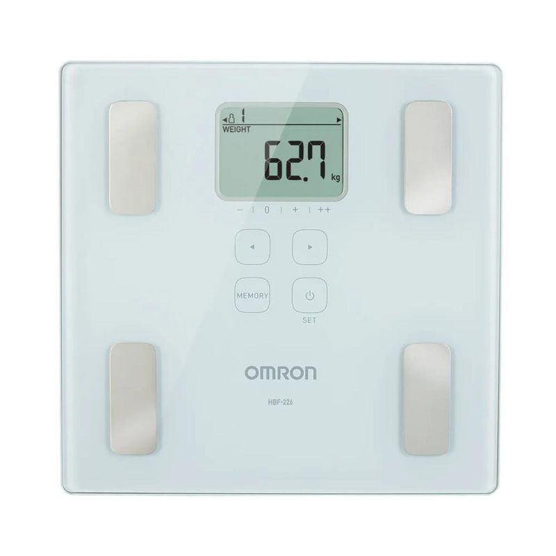 balança digital controle corporal 150kg omron hbf-226 (mp)