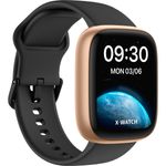 smartwatch x-watch preto e rosê xswuqpi0004 pxpx