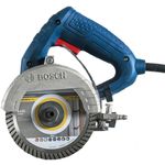 serra mármore bosch 127v maleta +2 discos azul gdc150