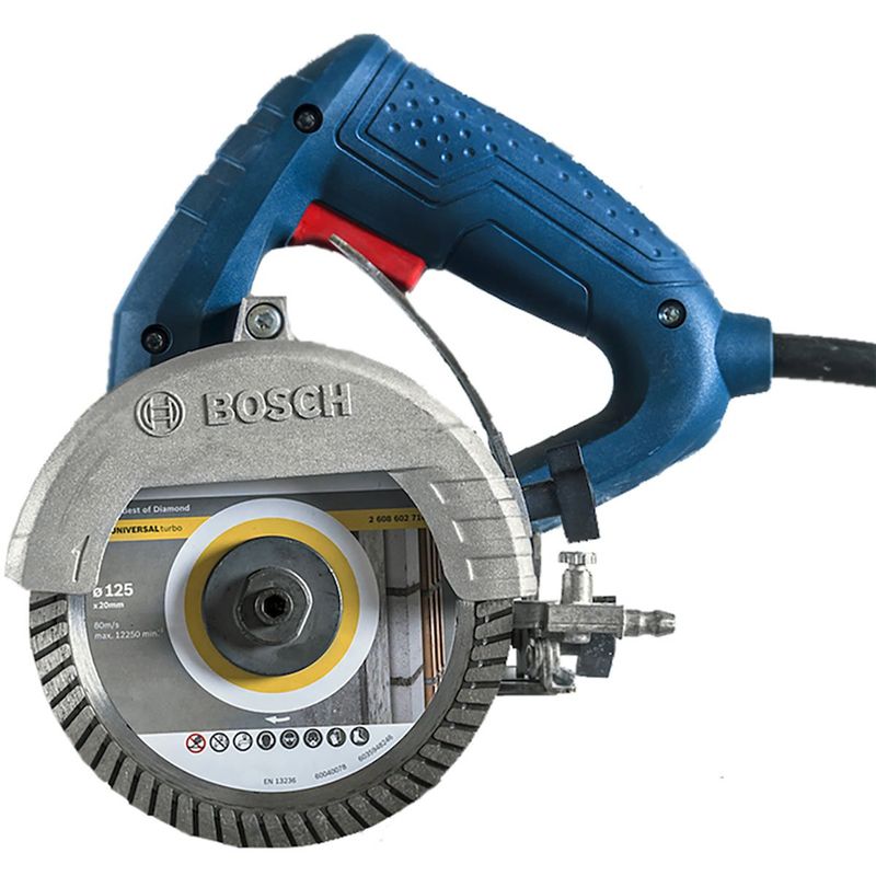 serra mármore bosch 127v maleta +2 discos azul gdc150
