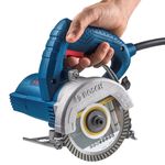 serra mármore bosch 127v maleta +2 discos azul gdc150