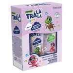 kit shampoo + sabonete líquido tralala baby suave 250ml (mp)