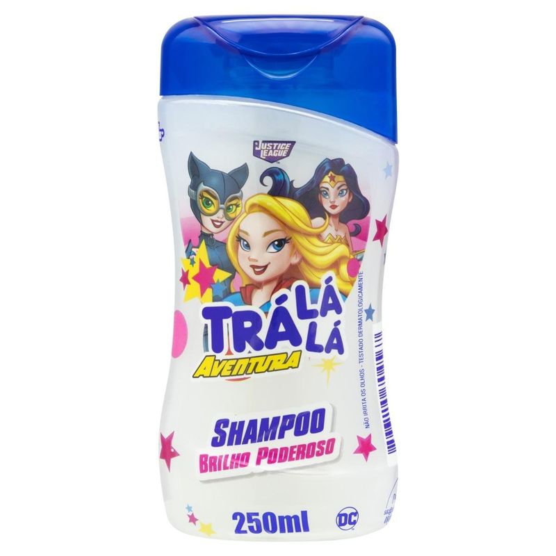 shampoo tralala aventura brilho poderoso 250ml (mp)