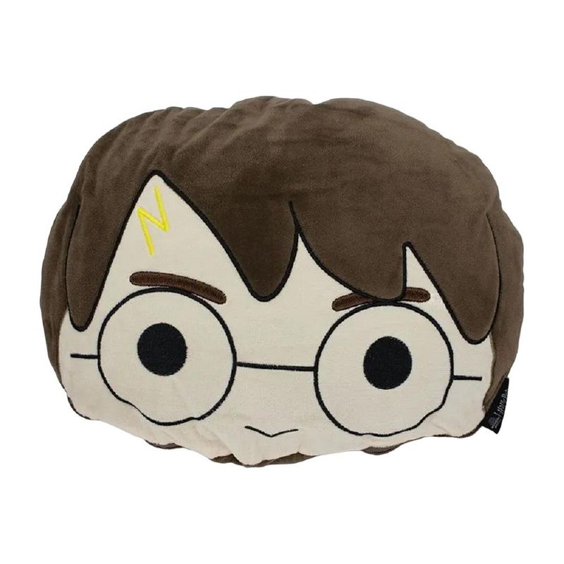 almofada zonacriativa 2em1 manta com ziper harry potter (mp)