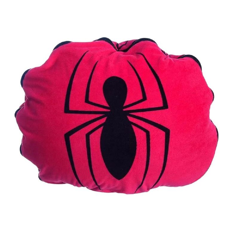 almofada zonacriativa 2em1 manta com ziper spider man (mp)