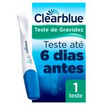teste de gravidez p&g clearblue saiba antes 1 unidade
