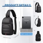 mochila de ombro fenree.geer preto a-bi