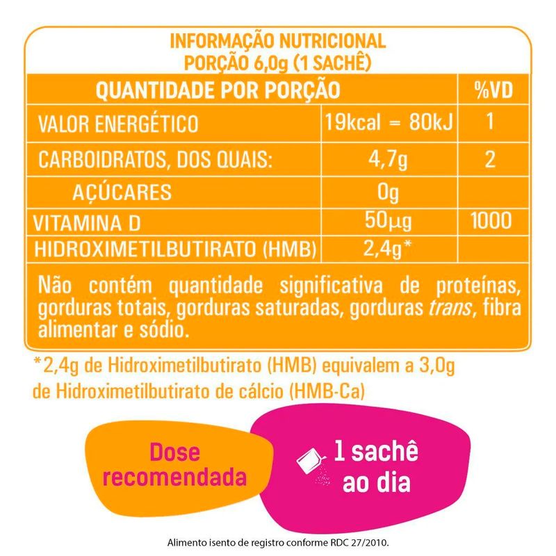addera+muscular com hmb 30 sachês mantecorp