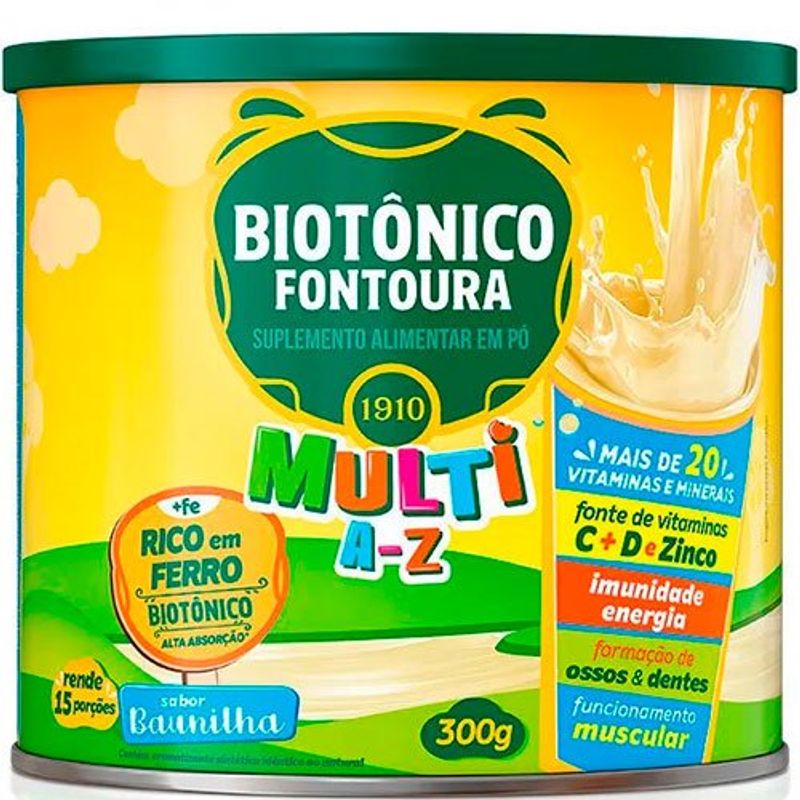 biotonico fontoura multi a-z baunilha 300g