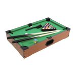 jogo mini sinuca de mesa multikids plástico mdf feltro 50,5x30cm br2074 (mp)
