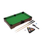 jogo mini sinuca de mesa multikids plástico mdf feltro 50,5x30cm br2074 (mp)