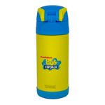 garrafa térmica infantil zonacriativa top handle bob esponja aço inox 350ml (mp)