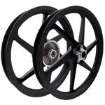 aro liga leve bhd titan 150 2014 a 2015 / titan 160 esd 2015 a 2024 freio a disco mod 6 pontas preto (mp)