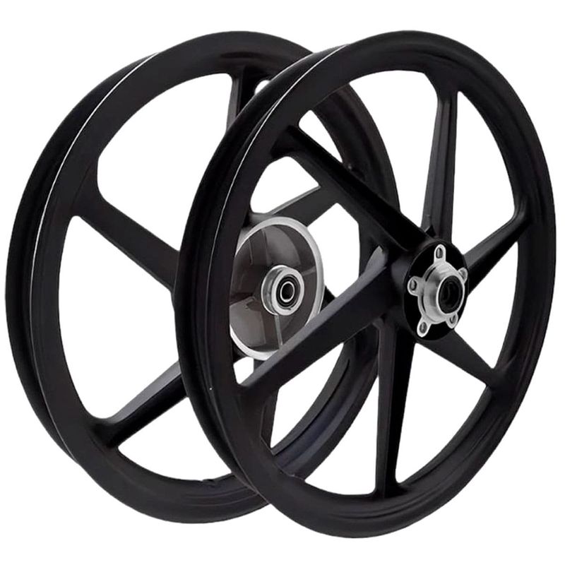 aro liga leve bhd titan 150 2014 a 2015 / titan 160 esd 2015 a 2024 freio a disco mod 6 pontas preto (mp)