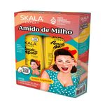 kit shampoo e condicionador skala amido de milho 325ml (mp)